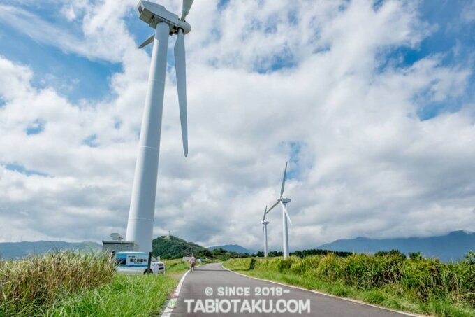 静岡の伊豆にある風車と海が魅せる絶景「東伊豆町風力発電所」に行ってみた