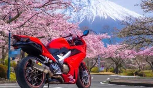 静岡県の穴場な桜スポット「富士桜自然墓地公園」で富士山、桜、愛車を撮影